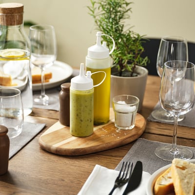 GRILLTIDER Fleksibilna boca, bela/providno, 200 ml