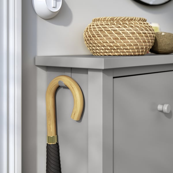 GULLABERG Cipelarnik s 4 odeljka, siva, 105x22x107 cm