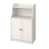 HAUGA Element s 2 vrata, bela, 70x116 cm