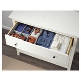 HEMNES Komoda s 3 fioke, belo bajcovano, 108x96 cm