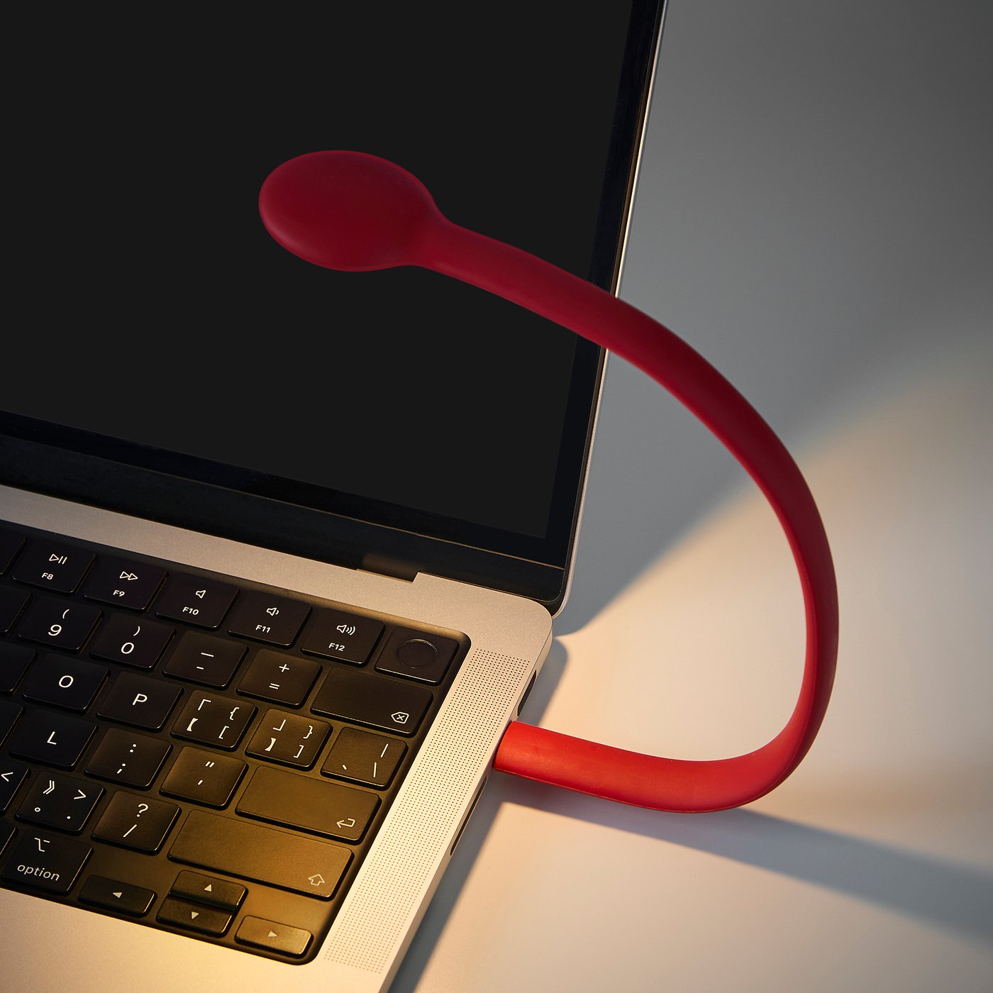 HÖSTULOTA LED USB lampa, crvena, 30 cm
