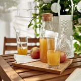 IKEA 365+ Karaf sa zapušačem, bistro staklo/pluta, 1 l