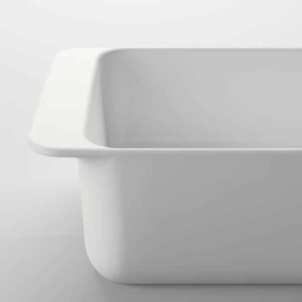 IKEA 365+ Posuda za rernu, bela, 18x13 cm