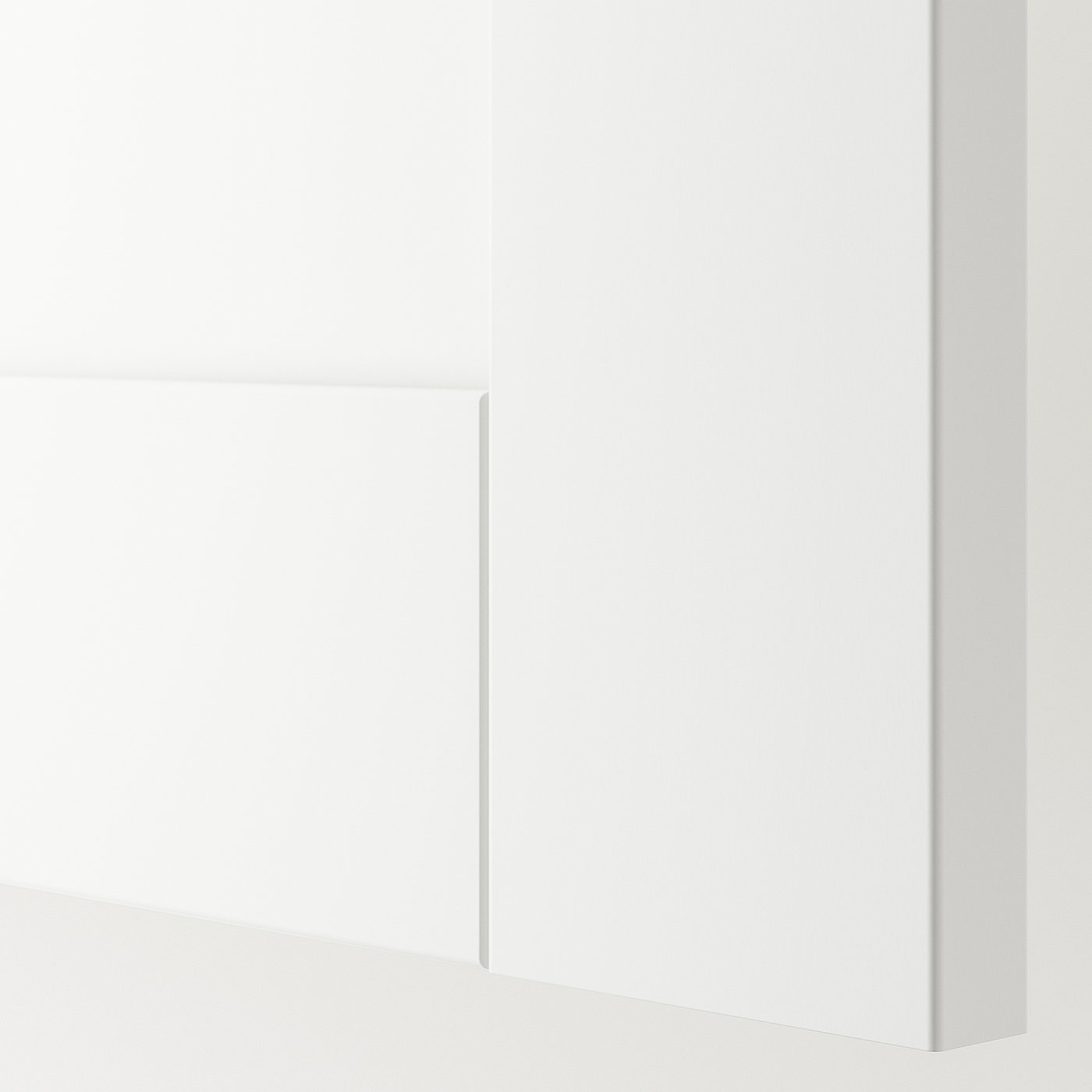 KNOXHULT Visoki element s vratima, bela okvir, 60x31x153 cm