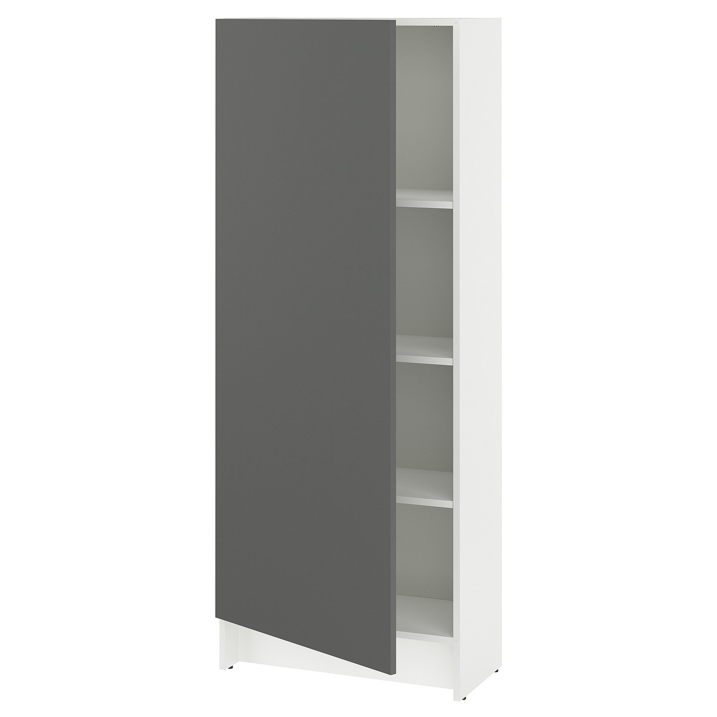KNOXHULT Visoki element s vratima, tamnosiva, 60x31x153 cm