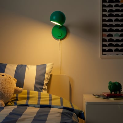 KORVSNÖRE LED zidna lampa, podesivog intenziteta/zelena