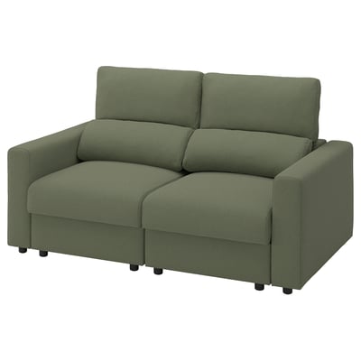 MALMKÖPING Sofa dvosed, Tibbleby sivozelena