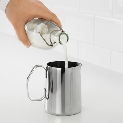 MÅTTLIG Posuda za mućenje mleka, nerđajući čelik, 0.5 l