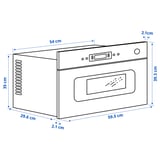 MATTRADITION Mikrotalasna s ventilatorom, IKEA 300 nerđajući čelik