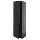 METOD Visoki element s policama/2 vrata, Crnosiva/Lerhyttan crno bajcovano, 60x60x220 cm
