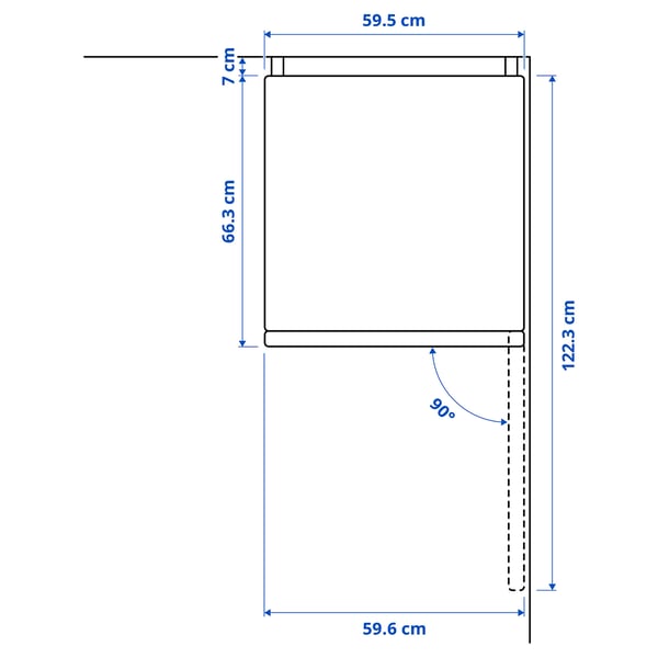 MÖLNÅS Frižider/zamrzivač, IKEA 700 samostojeće/boja nerđajućeg čelika, 249/106 l