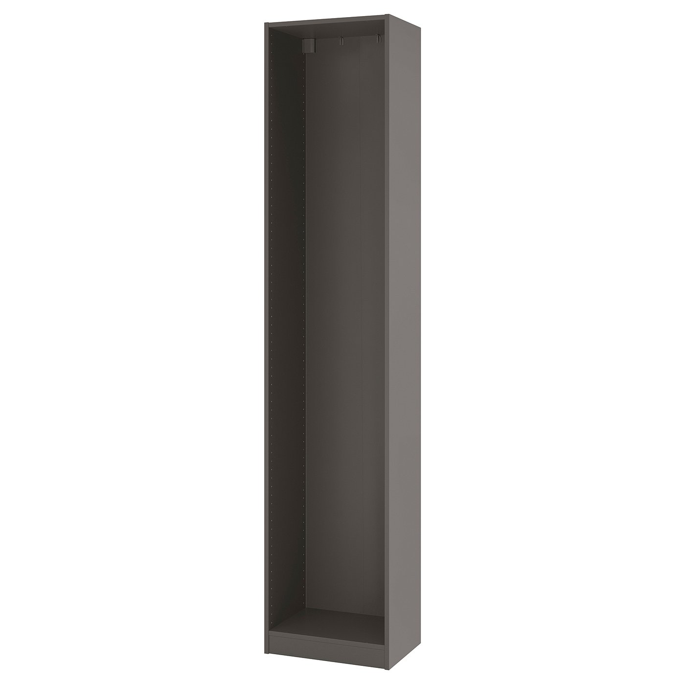 PAX Okvir garderobera, tamnosiva, 50x35x236 cm