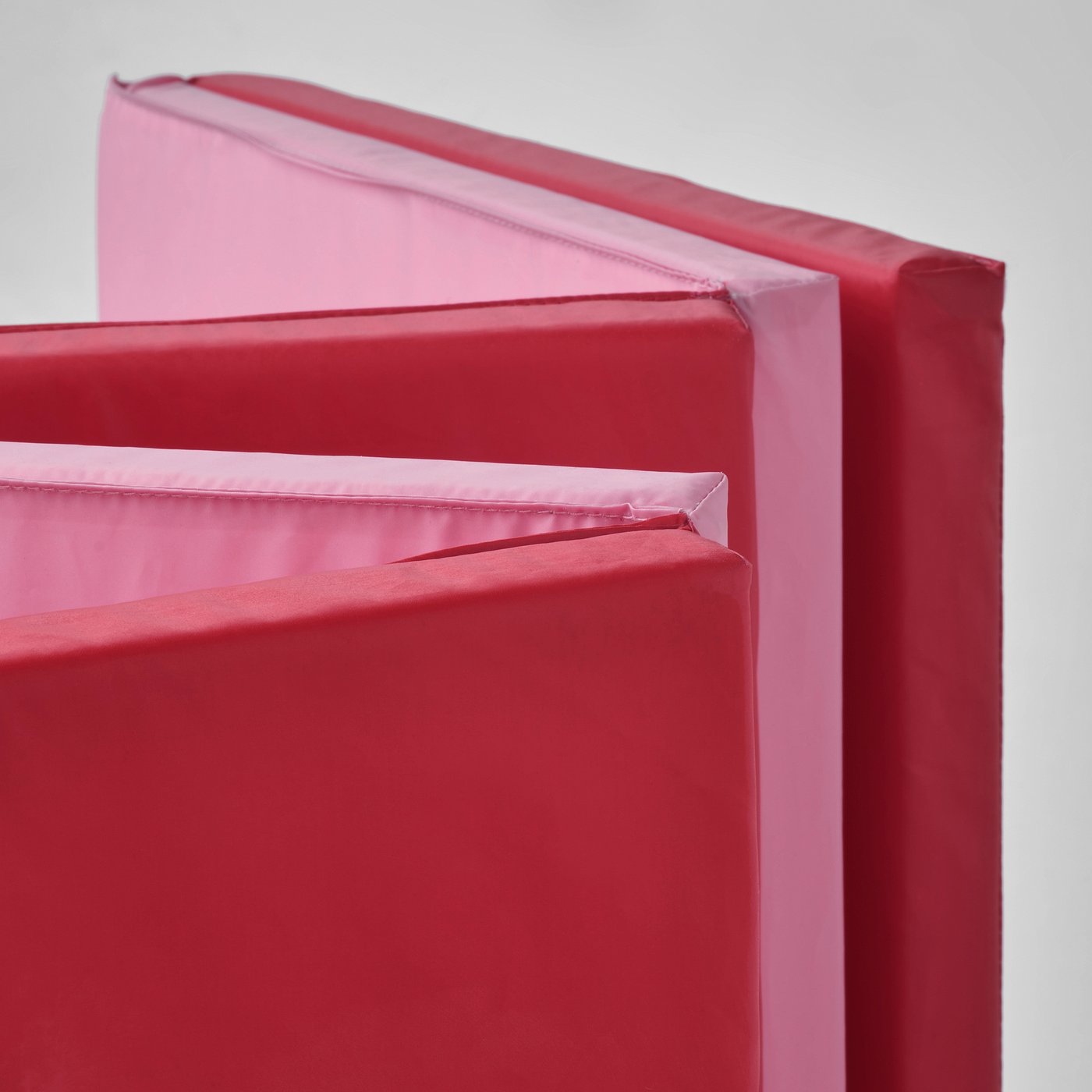 PLUFSIG Sklopiva podloga za gimnastiku, roze/crvena, 78x185 cm