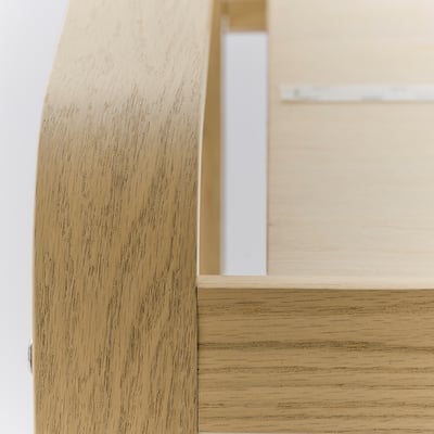 POÄNG Tapecirana stoličica, hrastovina/Kelinge tamnožuta