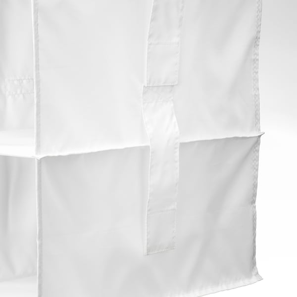 RASSLA Odlaganje s 5 pregrada, bela, 25x40x98 cm