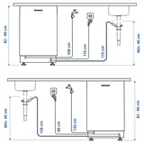 RENGÖRA Ugradna mašina za suđe, IKEA 300, 60 cm