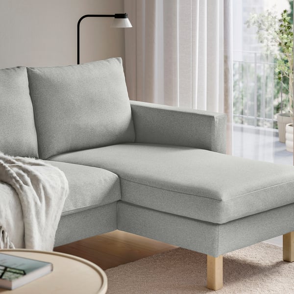 SALTSJÖBADEN Sofa trosed s lenjivcem, Tonerud siva