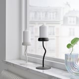 SILVERPÄRON Držač top sveće, crna, 24 cm
