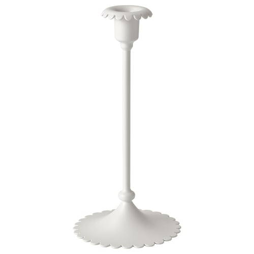 SNÖSISKA Svećnjak, prljavobela, 25 cm