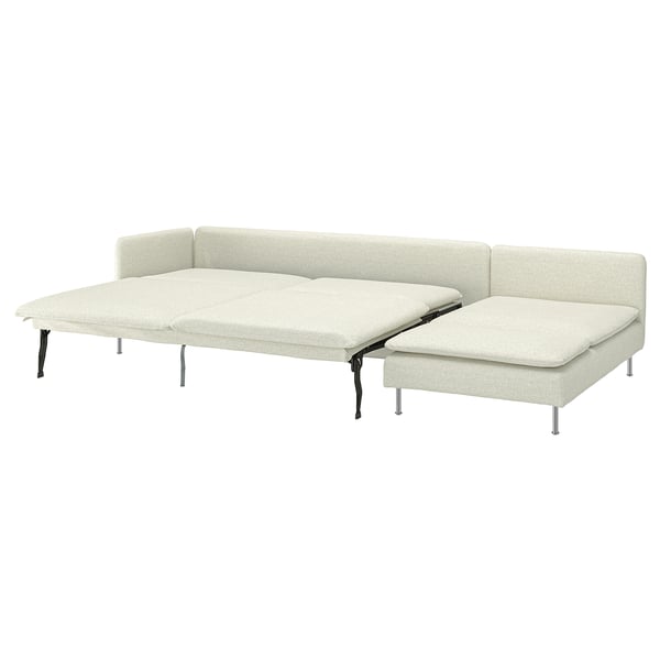 SÖDERHAMN Sofa ležaj 4-sed, s lenjivcem bez stranice/Gunnared bež