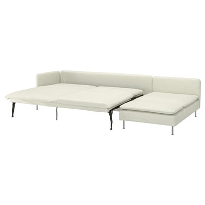 SÖDERHAMN Sofa ležaj 4-sed, s lenjivcem bez stranice/Gunnared bež