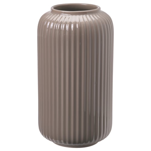 Stilren STILREN vaza, tamnosiva-bež, 22 cm - IKEA