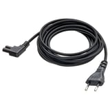 SYMFONISK Strujni kabl, tekstil/crna, 3.5 m