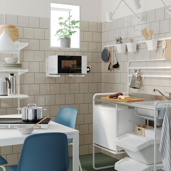 TILLREDA Mikrotalasna s ventilatorom, bela