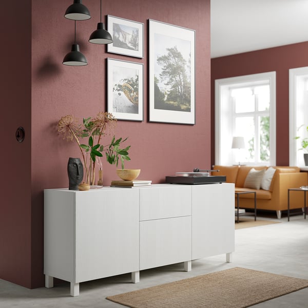 TIMMERVIKEN Vrata, bela, 60x64 cm