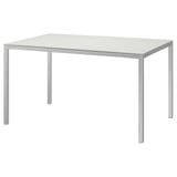 TORSBY Sto, hromirano/bela keramika, 135x85 cm
