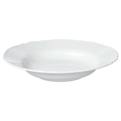 UPPLAGA Duboki tanjir, bela, 26 cm