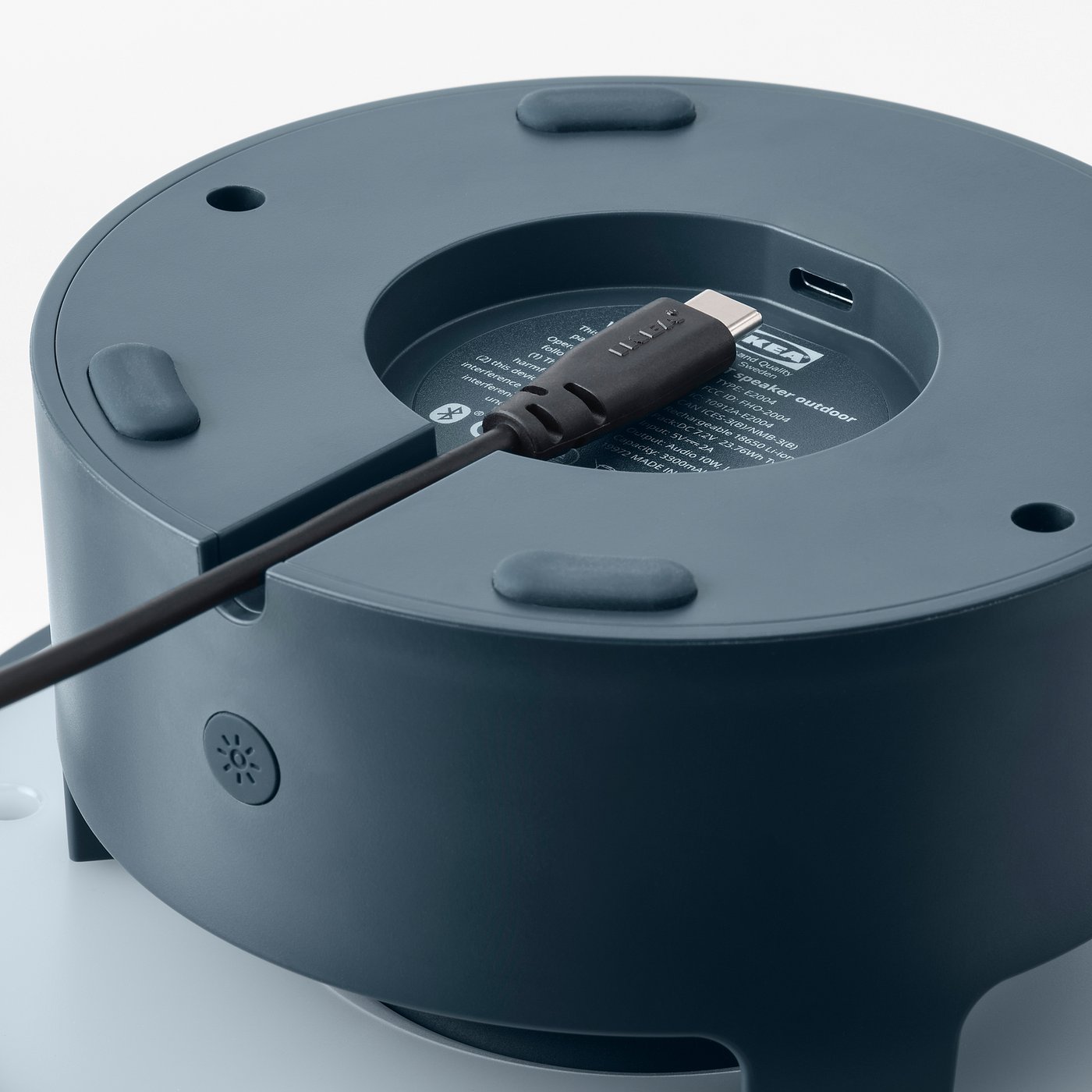 VAPPEBY Bluetooth zvučnik-lampa, napolju/plava