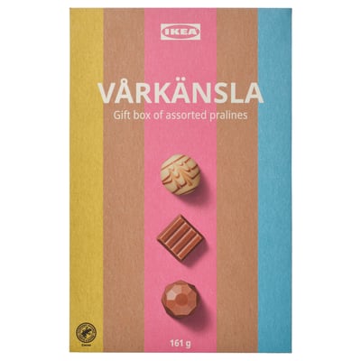 VÅRKÄNSLA Ukrasna kutija, razne praline, 161 g