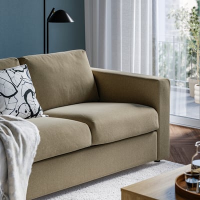 VIMLE Sofa dvosed, Johanneshov smeđebež