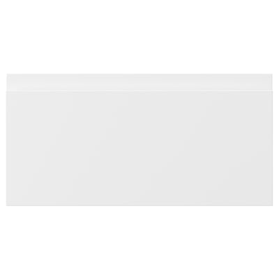 VOXTORP Front fioke, matirano bela, 40x20 cm