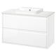 ÄNGSJÖN / BACKSJÖN خزانة حوض بأدراج/حوض مغسلة