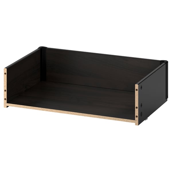 BESTÅ إطار درج, أسود-بني, ‎60x15x40 سم‏