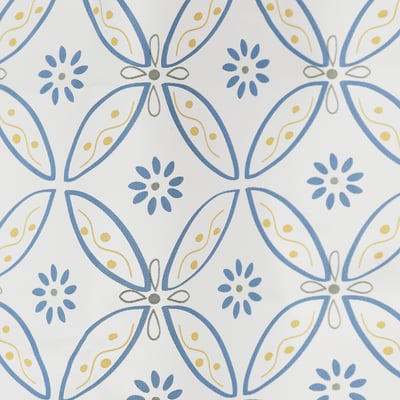 DOCKBÅT ستارة للدُش, أبيض/عدة ألوان, 180x200 سم