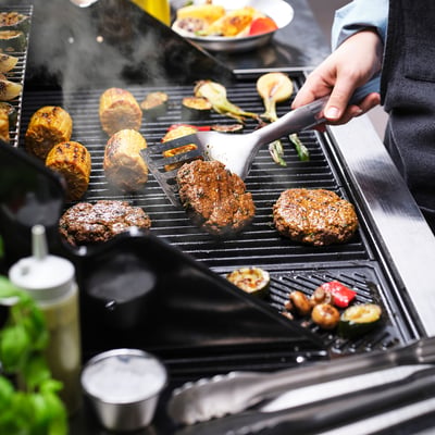 GRILLTIDER طقم أدوات شواء من قطعتين, ستينلس ستيل