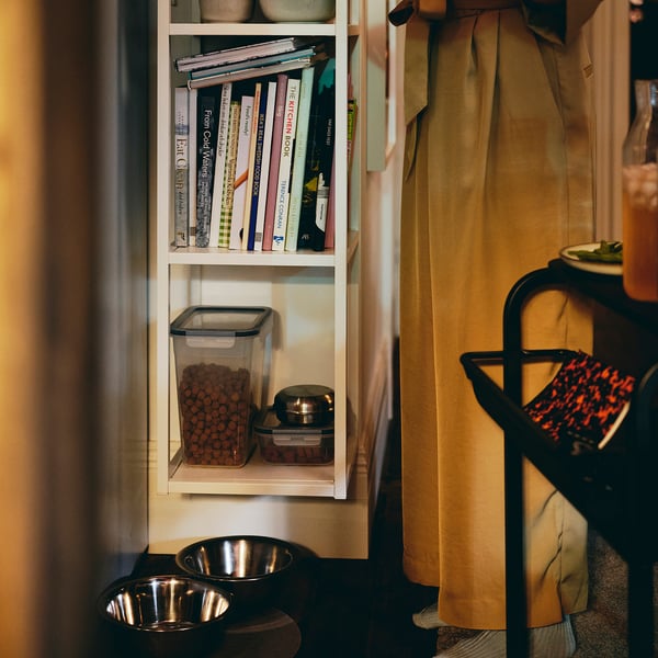 IKEA 365+ حافظة طعام بغطاء, مستطيل/بلاستيك, 4.2 ل