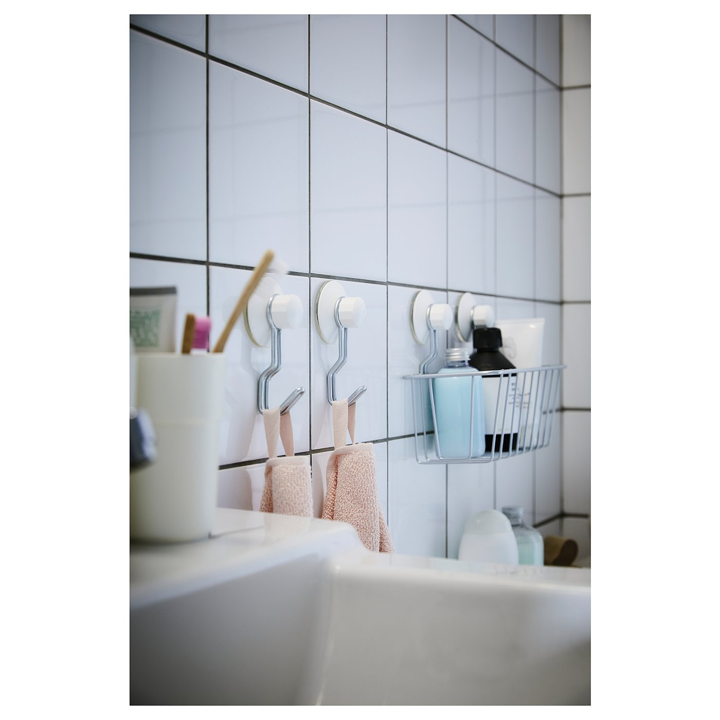 IMMELN سلة حمام طلاء زنك IKEA