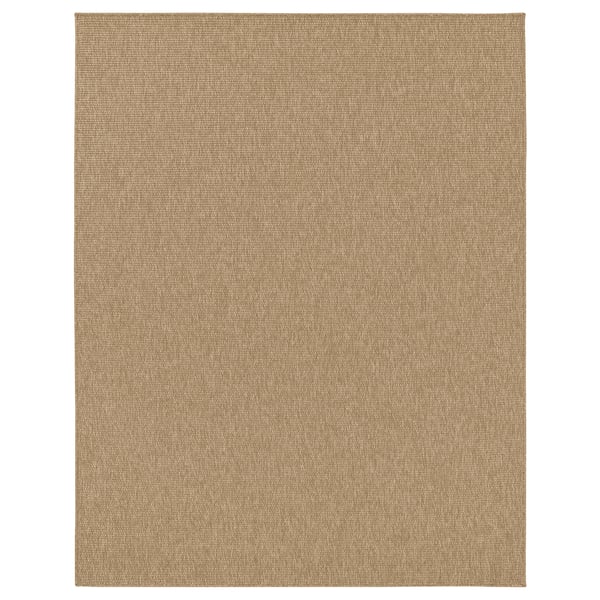 LÄTTBETONG سجادة بغزل مسطّح، داخلي/خارجي, بيج/بني فاتح, 240x305 سم