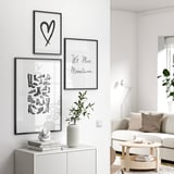 LOMVIKEN برواز, أسود, ‎30x40 سم‏