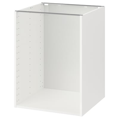 METOD خزانة قاعدة, أبيض, 60x60x80 سم