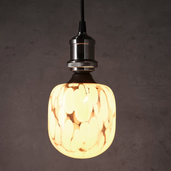 MOLNART لمبة LED E27 240 lumen, على شكل أنبوبي أبيض/زجاج شفاف, 120 مم