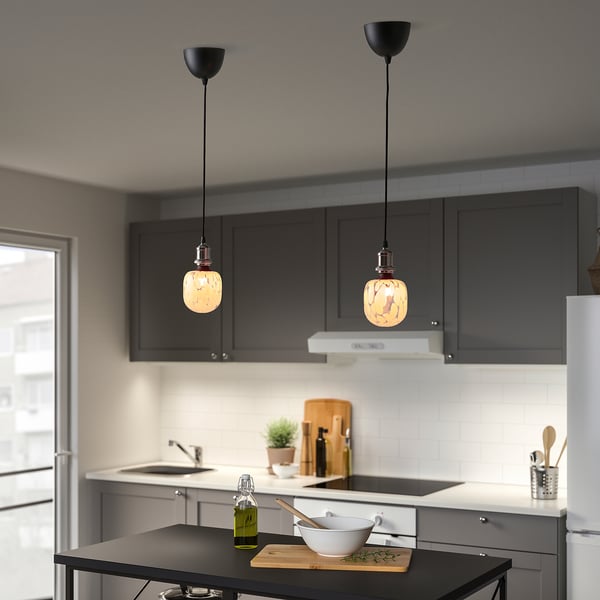 MOLNART لمبة LED E27 240 lumen, على شكل أنبوبي أبيض/زجاج شفاف, 120 مم