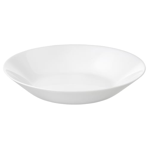 OFTAST صحن عميق, أبيض, 20 سم