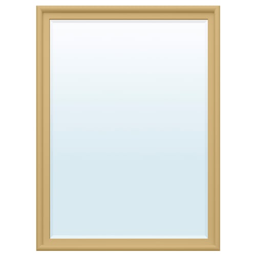 PINGSTSYREN مرآة, أصفر فاتح-بيج, 60x80 سم