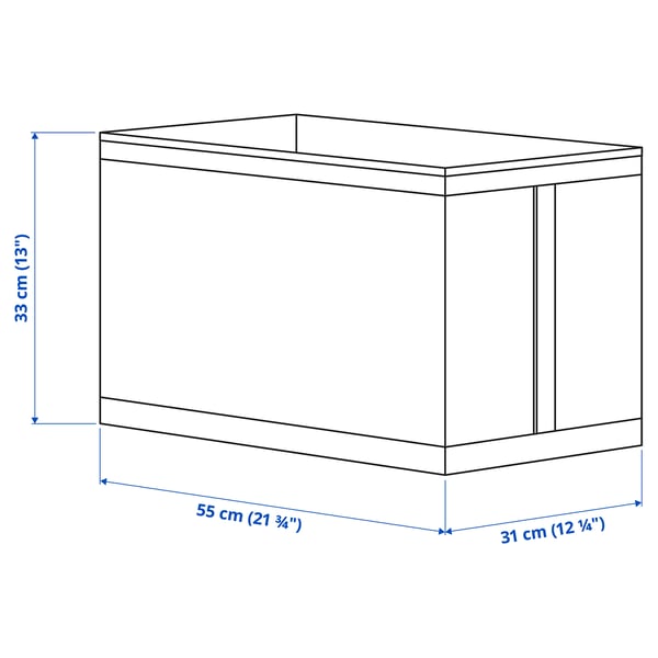 SKUBB صندوق, أبيض, ‎31x55x33 سم‏