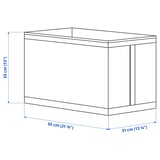 SKUBB صندوق, أبيض, ‎31x55x33 سم‏